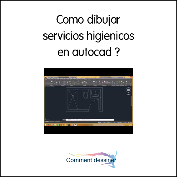 Como dibujar servicios higienicos en autocad